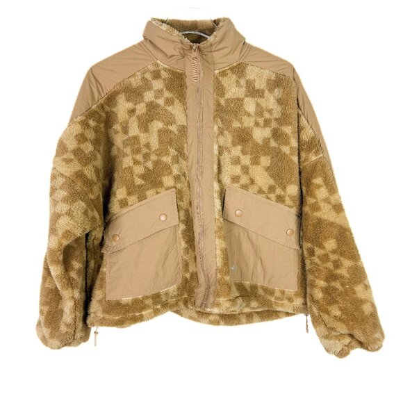 NWT Joylab Zip-Up Cropped Winter High-Pile Fleece Jacket Size Small S NEW - Picture 2 of 15